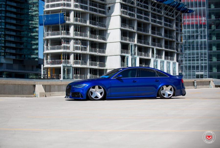  Audi A6 Sedan on Vossen Wheels (VPS-318) (4G, C7) 2016 года  (фото 18 из 59)